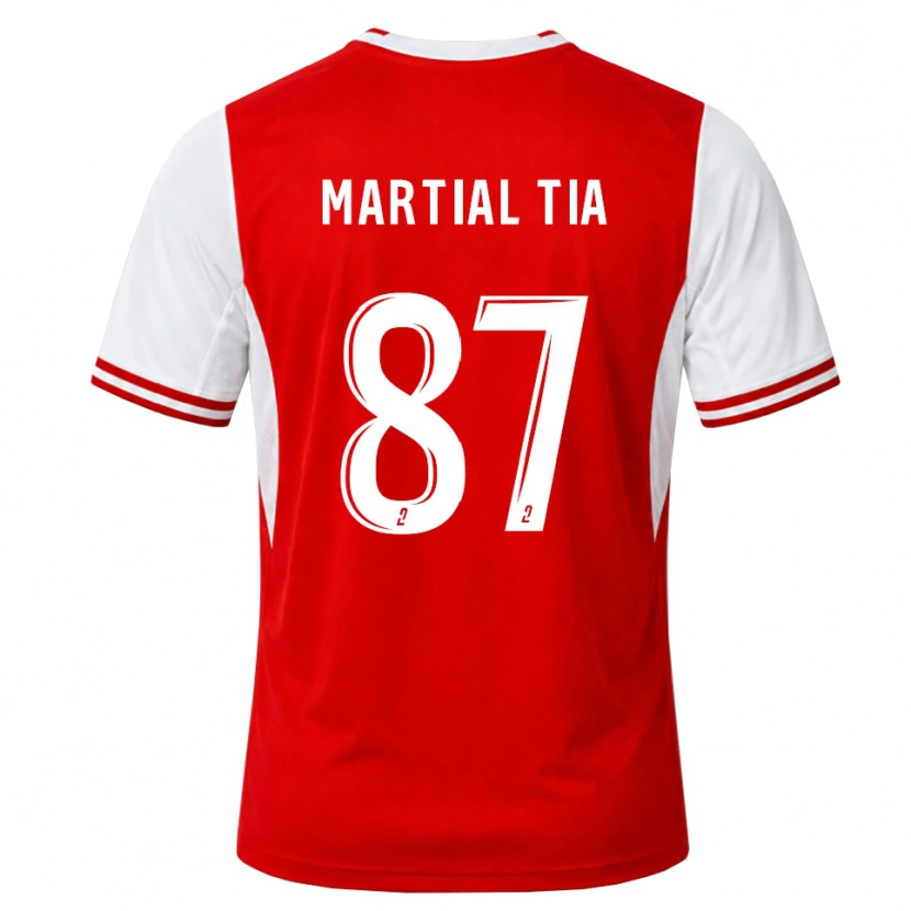 Danxen Criança Camisola Martial Tia #87 Vermelho Branco Principal 2026/27 Camisa Brasil