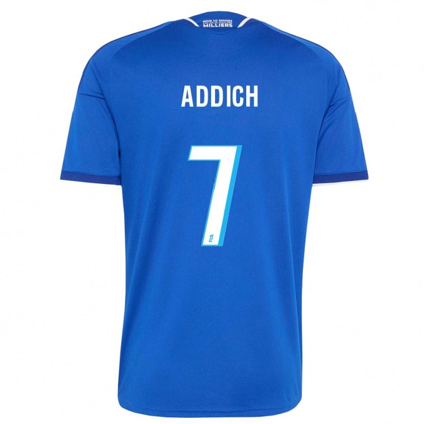 Danxen Criança Camisola Yanis Addich #7 Azul Real Branco Principal 2026/27 Camisa Brasil