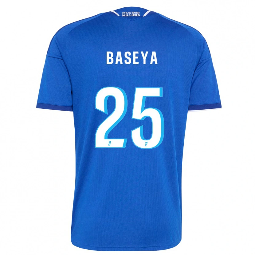 Danxen Criança Camisola Steven Baseya #25 Azul Real Branco Principal 2026/27 Camisa Brasil