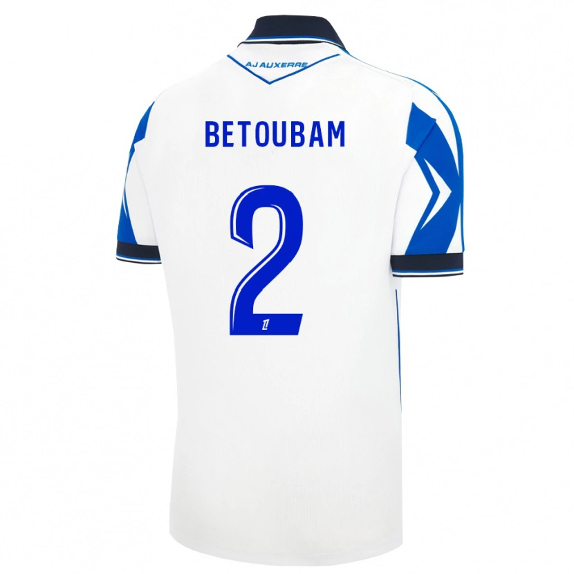 Danxen Criança Camisola Clément Betoubam #2 Preto Branco Azul Principal 2026/27 Camisa Brasil