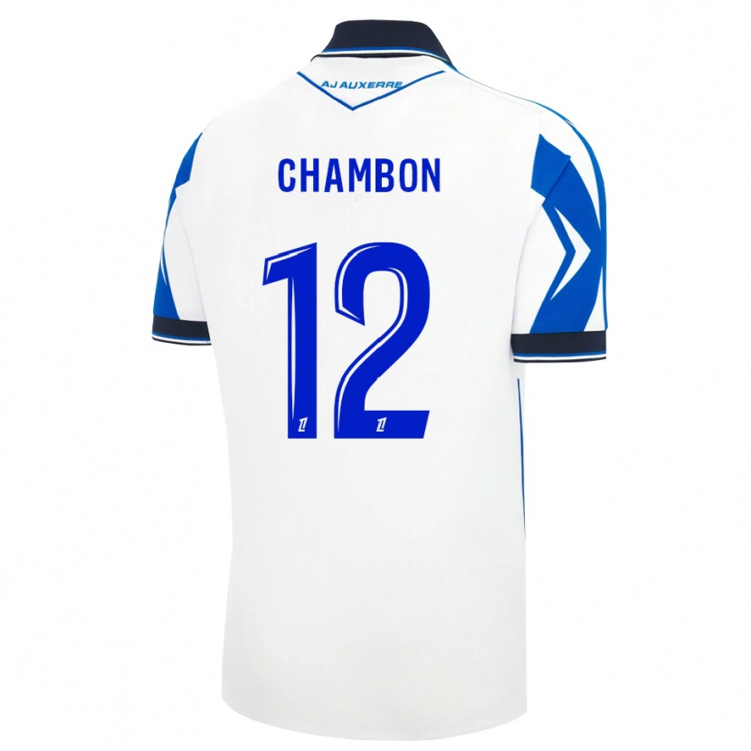 Danxen Criança Camisola Maxence Chambon #12 Preto Branco Azul Principal 2026/27 Camisa Brasil