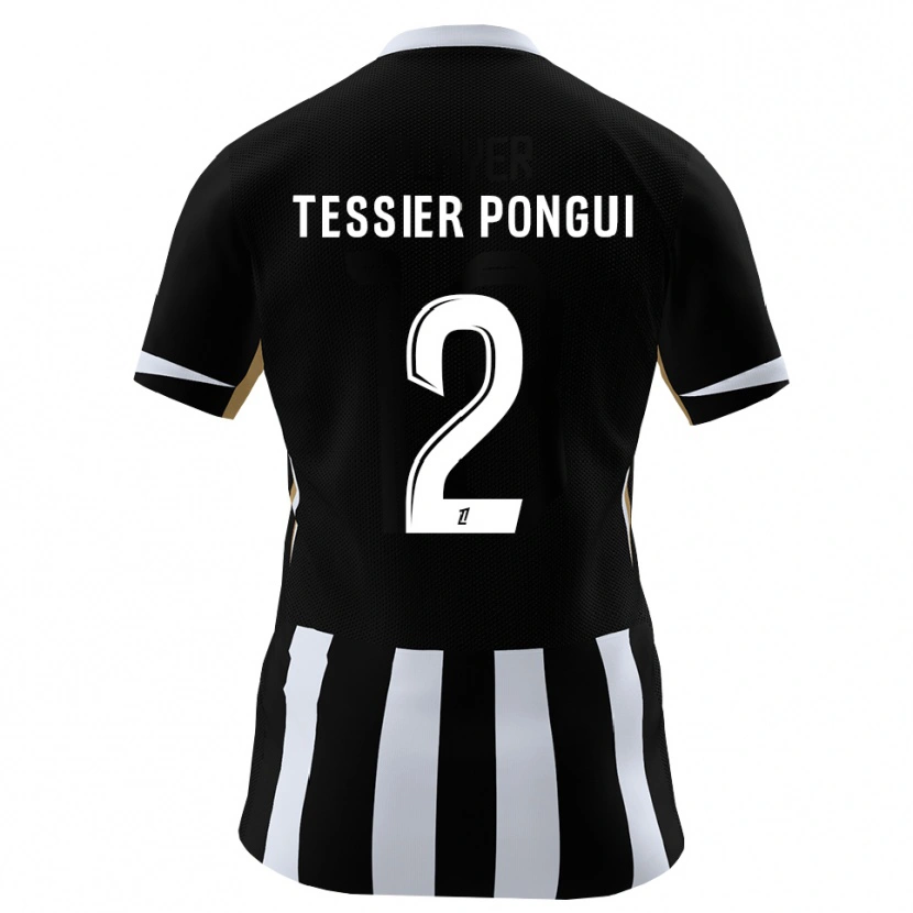 Danxen Criança Camisola Leyti Tessier Pongui #2 Preto Azul Principal 2026/27 Camisa Brasil