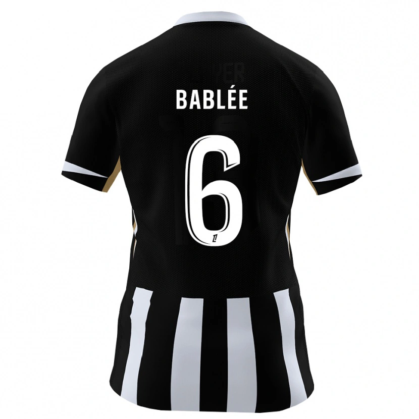 Danxen Criança Camisola Alix Bablée #6 Preto Azul Principal 2026/27 Camisa Brasil