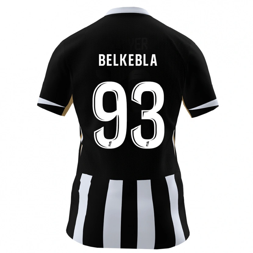 Danxen Criança Camisola Haris Belkebla #93 Preto Azul Principal 2026/27 Camisa Brasil