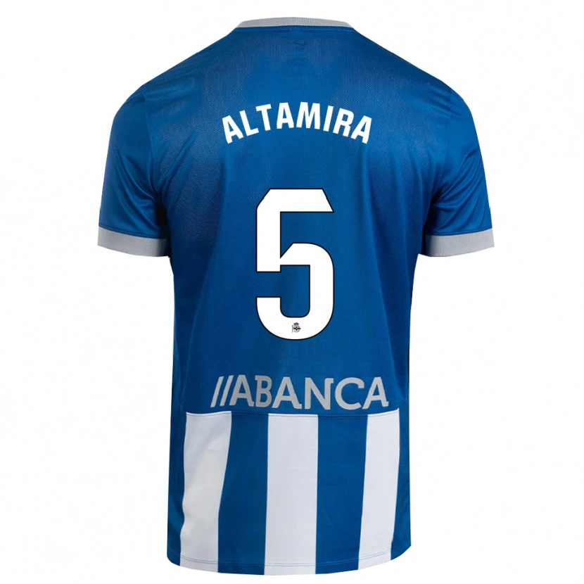 Danxen Criança Camisola Inés Altamira #5 Azul Cinza Branco Principal 2026/27 Camisa Brasil