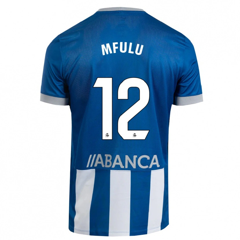 Danxen Criança Camisola Nuke Mfulu #12 Azul Cinza Branco Principal 2026/27 Camisa Brasil