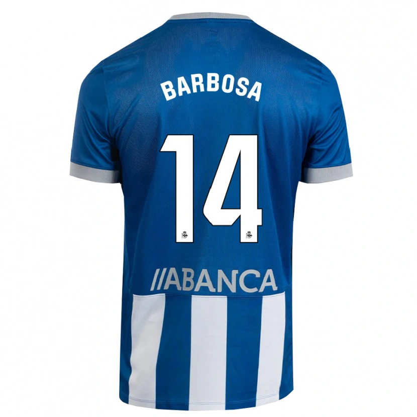 Danxen Criança Camisola Justino Barbosa #14 Azul Cinza Branco Principal 2026/27 Camisa Brasil