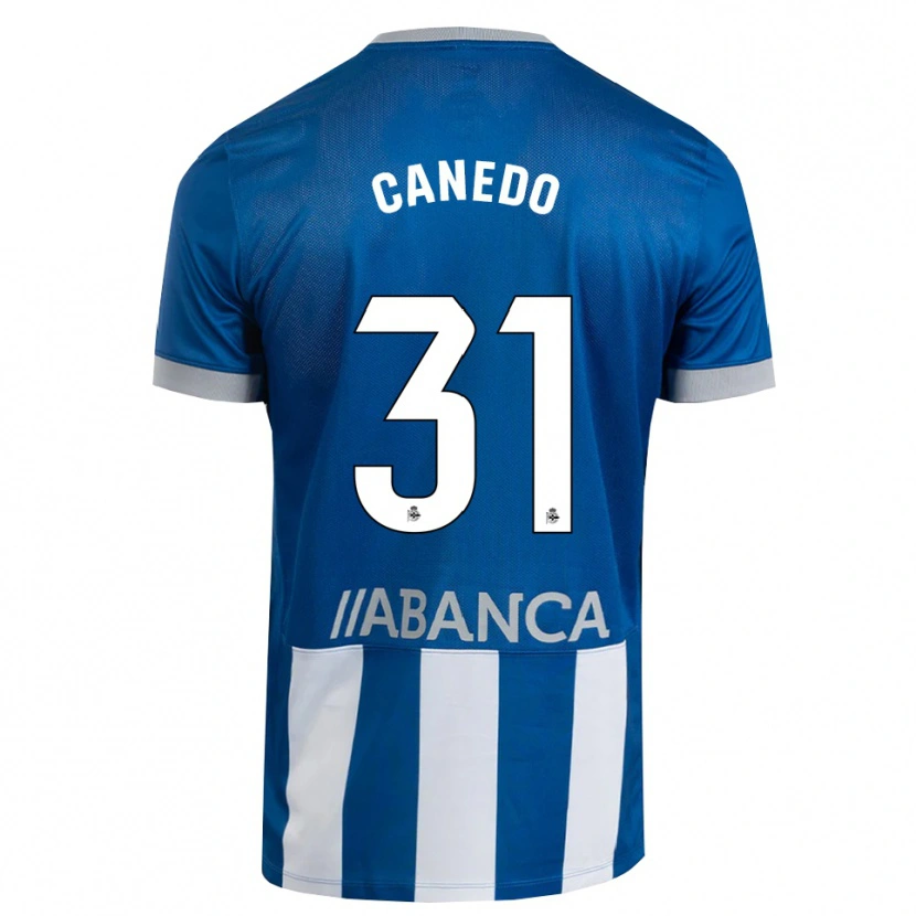 Danxen Criança Camisola Damián Canedo #31 Azul Cinza Branco Principal 2026/27 Camisa Brasil