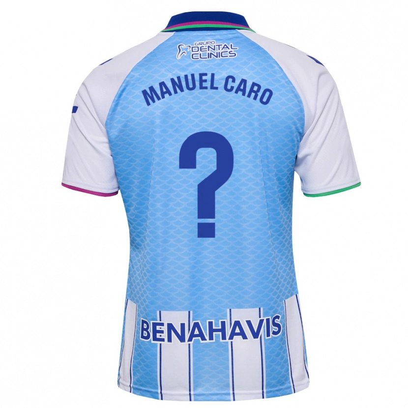 Danxen Criança Camisola José Manuel Caro #0 Azul Céu Profundo Branco Principal 2026/27 Camisa Brasil