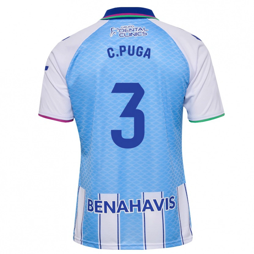 Danxen Criança Camisola Carlos Puga #3 Azul Céu Profundo Branco Principal 2026/27 Camisa Brasil