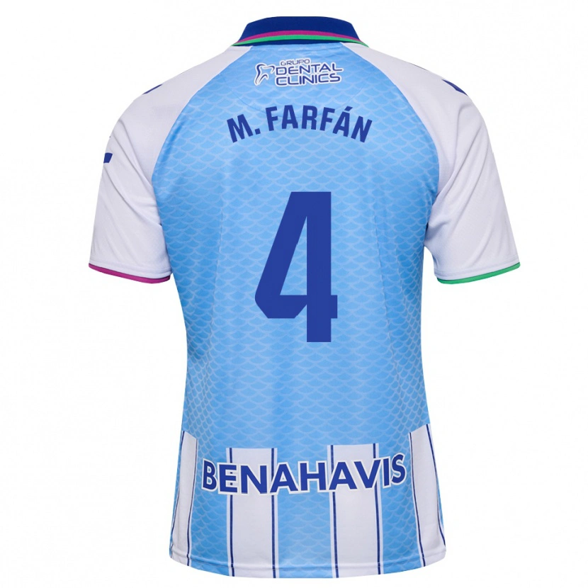 Danxen Criança Camisola María Farfán #4 Azul Céu Profundo Branco Principal 2026/27 Camisa Brasil