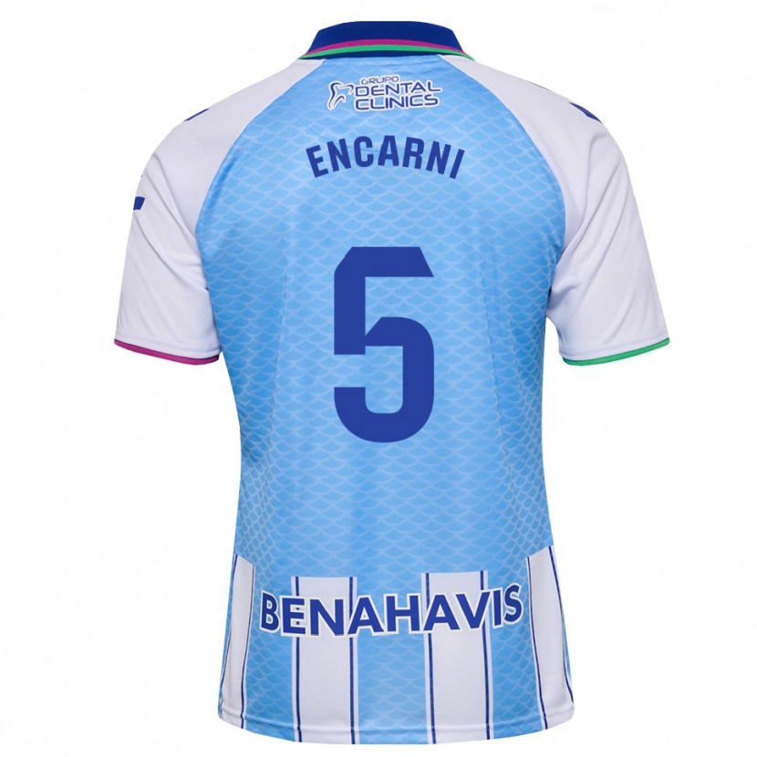 Danxen Criança Camisola Encarni #5 Azul Céu Profundo Branco Principal 2026/27 Camisa Brasil
