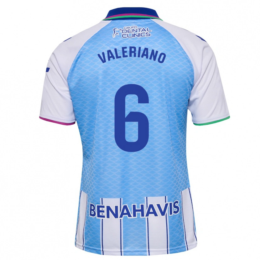 Danxen Criança Camisola Nerea Valeriano Martínez #6 Azul Céu Profundo Branco Principal 2026/27 Camisa Brasil