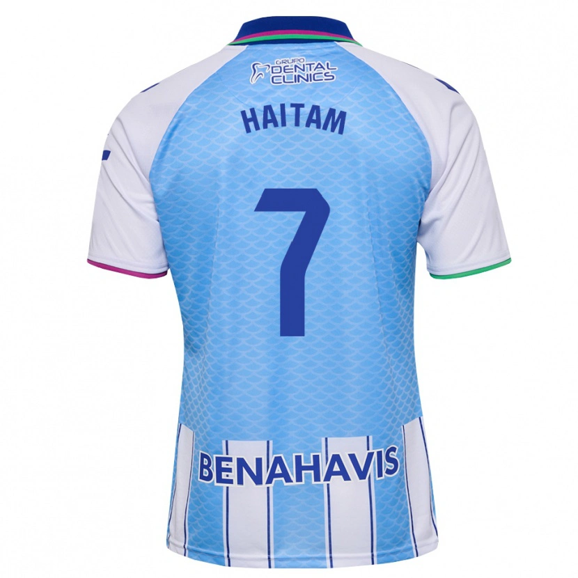 Danxen Criança Camisola Haitam Abaida #7 Azul Céu Profundo Branco Principal 2026/27 Camisa Brasil
