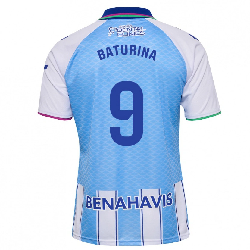 Danxen Criança Camisola Roko Baturina #9 Azul Céu Profundo Branco Principal 2026/27 Camisa Brasil
