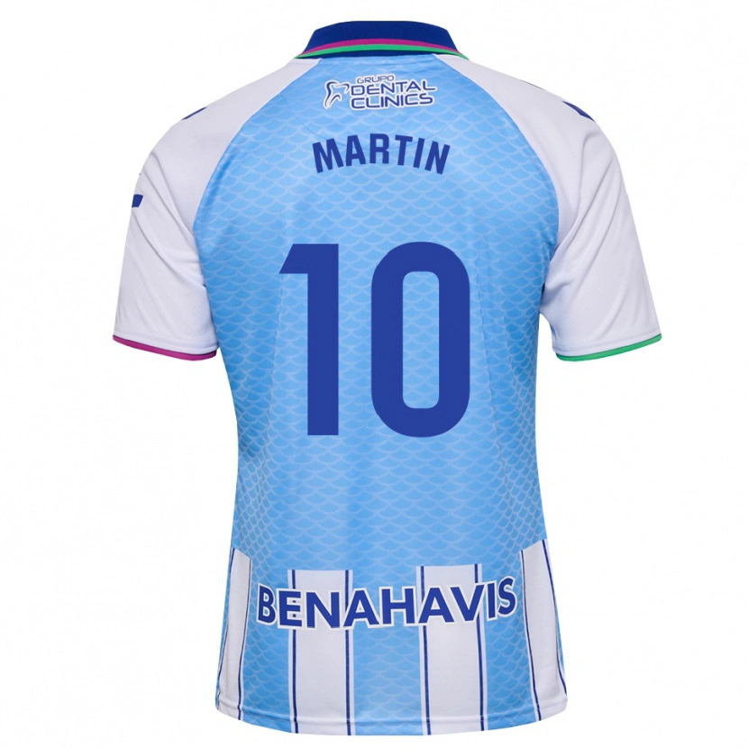 Danxen Criança Camisola Jesús Martín #10 Azul Céu Profundo Branco Principal 2026/27 Camisa Brasil