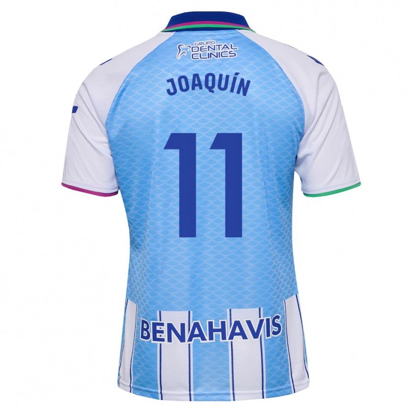Danxen Criança Camisola Joaquín Muñoz #11 Azul Céu Profundo Branco Principal 2026/27 Camisa Brasil