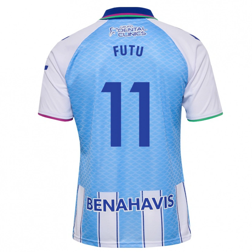 Danxen Criança Camisola Mirian Córdoba Álvarez #11 Azul Céu Profundo Branco Principal 2026/27 Camisa Brasil