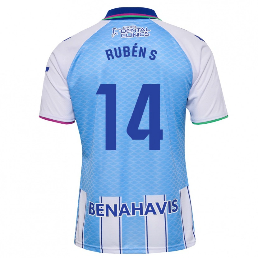 Danxen Criança Camisola Rubén Sánchez #14 Azul Céu Profundo Branco Principal 2026/27 Camisa Brasil