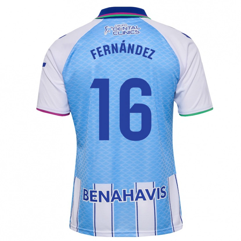 Danxen Criança Camisola José Fernández #16 Azul Céu Profundo Branco Principal 2026/27 Camisa Brasil