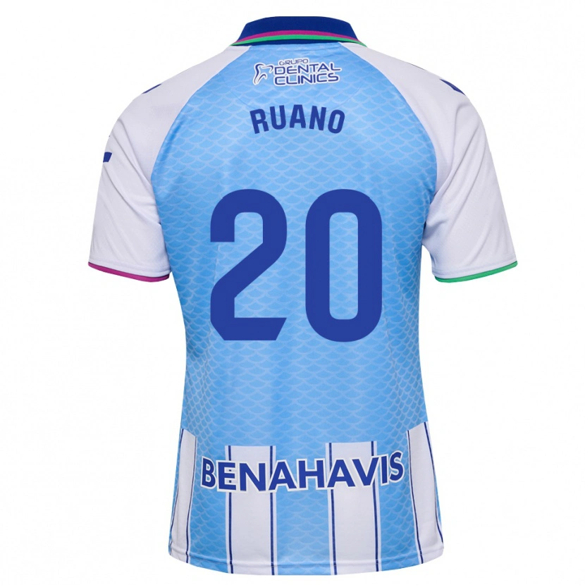 Danxen Criança Camisola Celia Ruano #20 Azul Céu Profundo Branco Principal 2026/27 Camisa Brasil