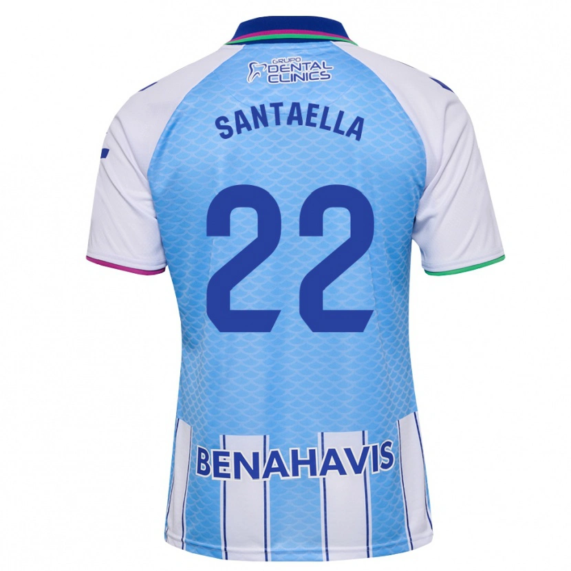 Danxen Criança Camisola Miguel Santaella #22 Azul Céu Profundo Branco Principal 2026/27 Camisa Brasil