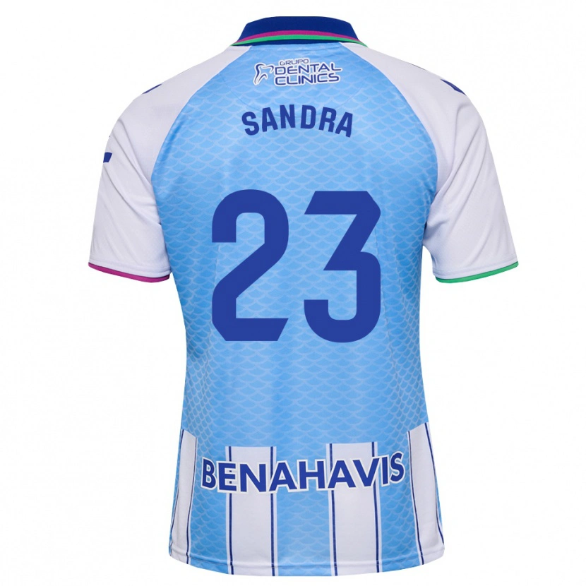 Danxen Criança Camisola Sandra #23 Azul Céu Profundo Branco Principal 2026/27 Camisa Brasil