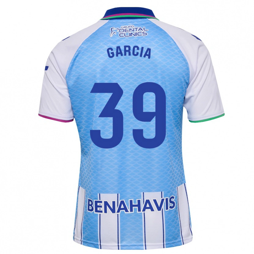 Danxen Criança Camisola Claudia García #39 Azul Céu Profundo Branco Principal 2026/27 Camisa Brasil