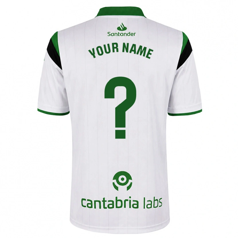 Danxen Criança Camisola Seu Nome #0 Branco Verde Preto Principal 2026/27 Camisa Brasil