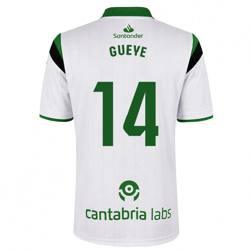 Danxen Criança Camisola Maguette Gueye #14 Branco Verde Preto Principal 2026/27 Camisa Brasil