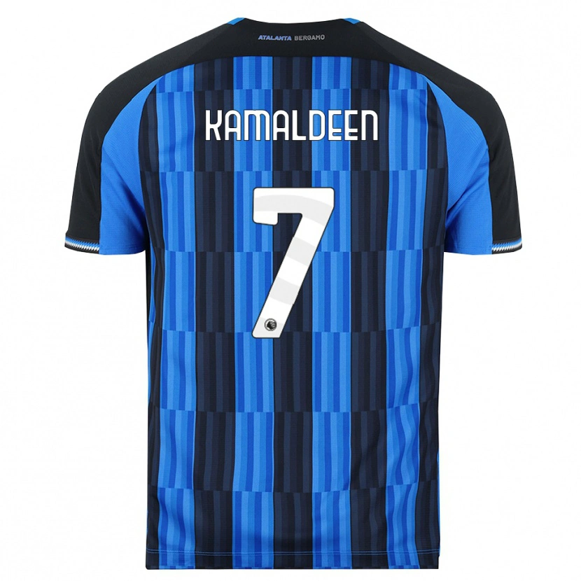 Danxen Criança Camisola Kamaldeen Sulemana #7 Azul Preto Vermelho Principal 2026/27 Camisa Brasil