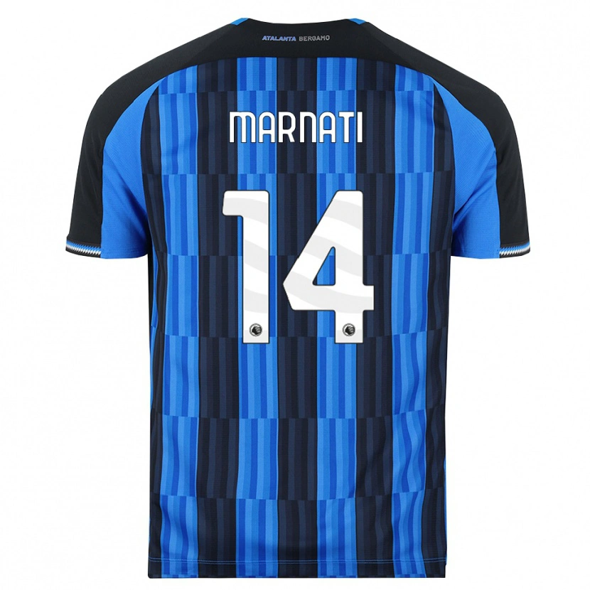Danxen Criança Camisola Sebastiano Marnati #14 Azul Preto Vermelho Principal 2026/27 Camisa Brasil