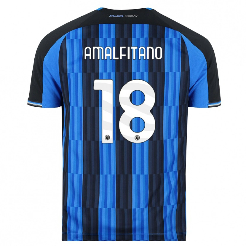 Danxen Criança Camisola Nicolò Amalfitano #18 Azul Preto Vermelho Principal 2026/27 Camisa Brasil