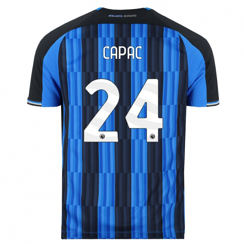 Danxen Criança Camisola Alexandru Capac #24 Azul Preto Vermelho Principal 2026/27 Camisa Brasil
