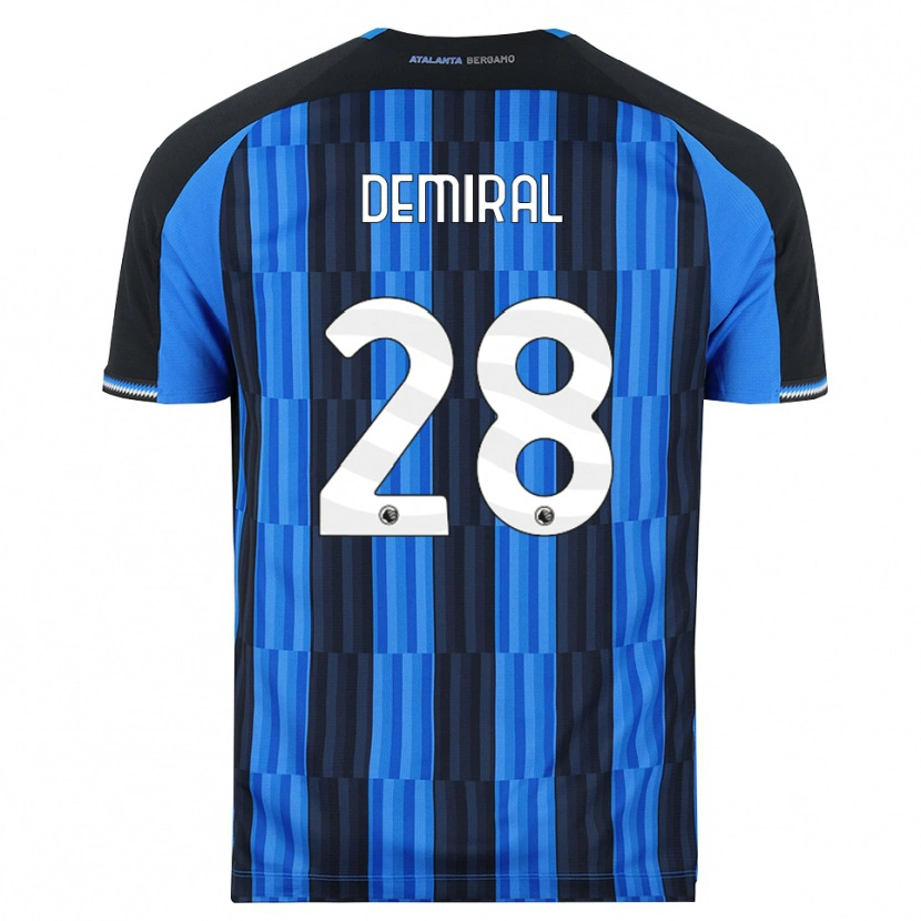 Danxen Criança Camisola Merih Demiral #28 Azul Preto Vermelho Principal 2026/27 Camisa Brasil