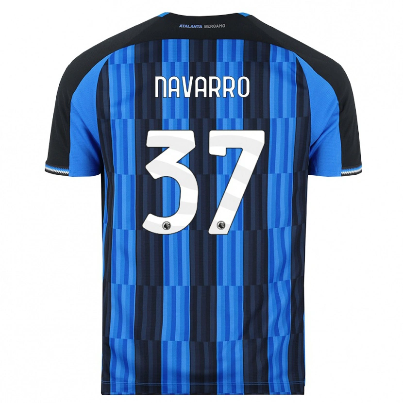 Danxen Criança Camisola Albert Navarro #37 Azul Preto Vermelho Principal 2026/27 Camisa Brasil