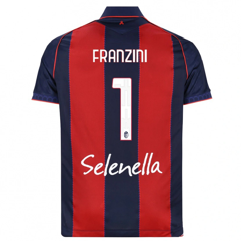 Danxen Criança Camisola Davide Franzini #1 Azul Real Vermelho Branco Principal 2026/27 Camisa Brasil