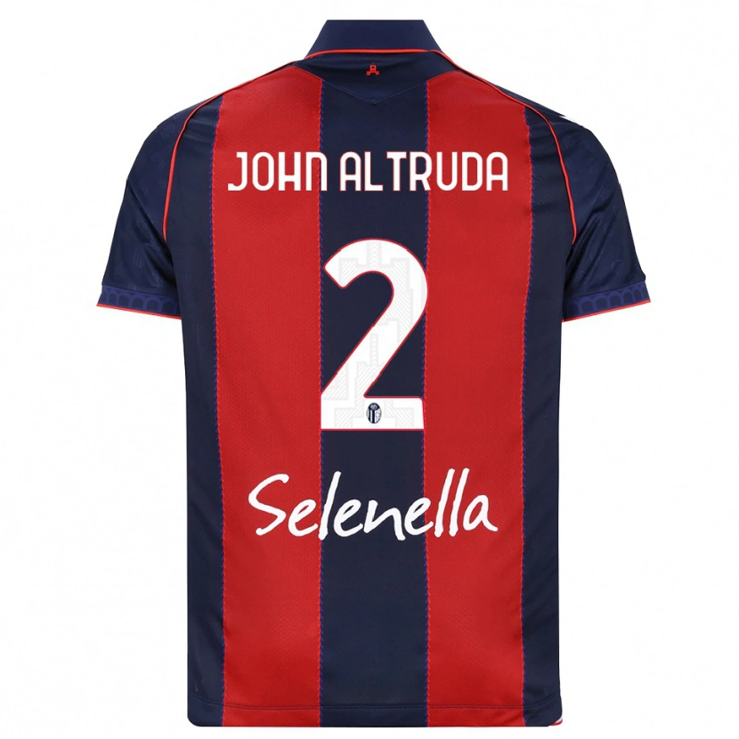 Danxen Criança Camisola Alessandro John Altruda #2 Azul Real Vermelho Branco Principal 2026/27 Camisa Brasil