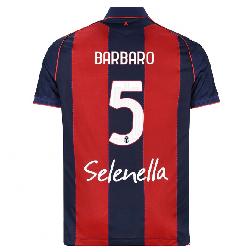 Danxen Criança Camisola Elia Barbaro #5 Azul Real Vermelho Branco Principal 2026/27 Camisa Brasil