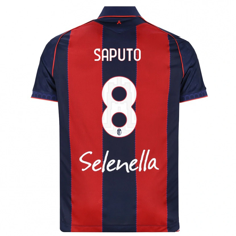 Danxen Criança Camisola Jesse Saputo #8 Azul Real Vermelho Branco Principal 2026/27 Camisa Brasil