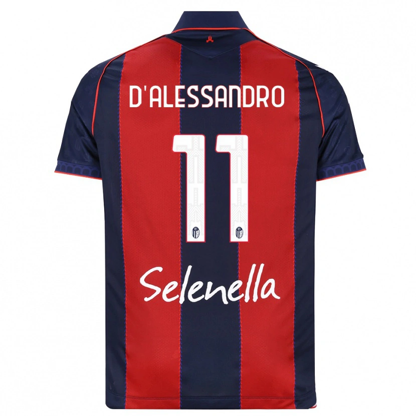 Danxen Criança Camisola Giuliano D'alessandro #11 Azul Real Vermelho Branco Principal 2026/27 Camisa Brasil