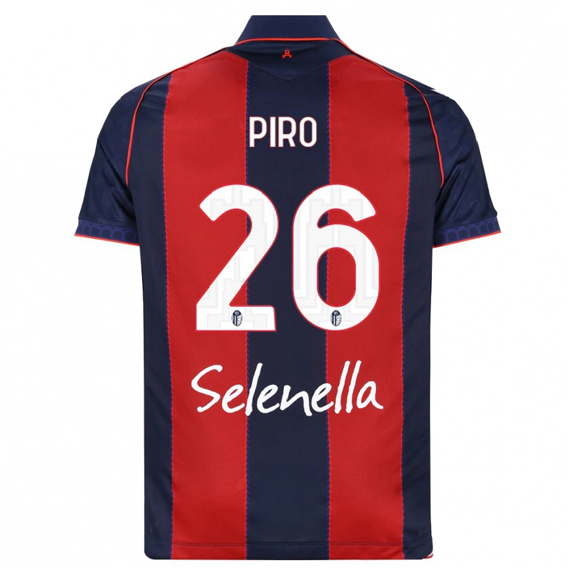 Danxen Criança Camisola Christian Piro #26 Azul Real Vermelho Branco Principal 2026/27 Camisa Brasil
