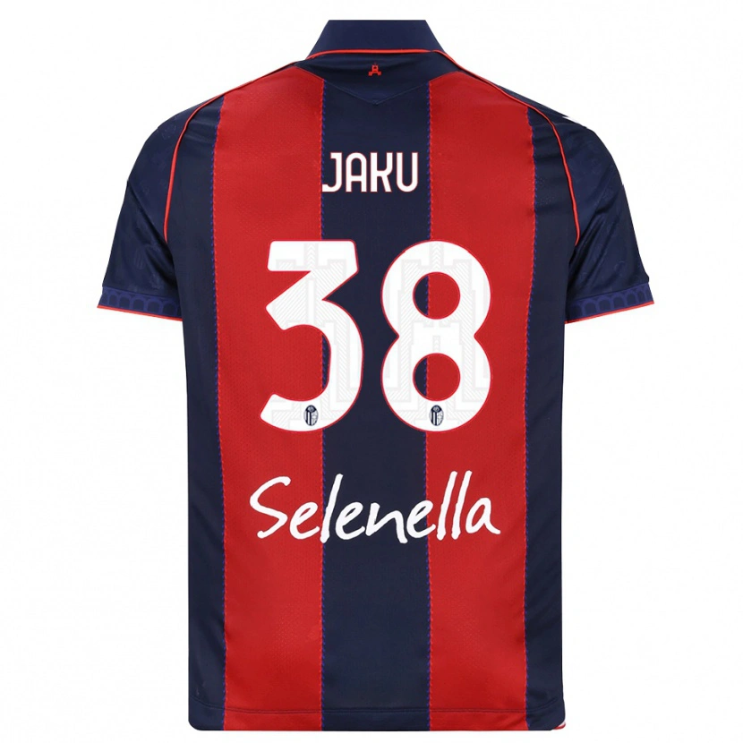 Danxen Criança Camisola Jordi Jaku #38 Azul Real Vermelho Branco Principal 2026/27 Camisa Brasil