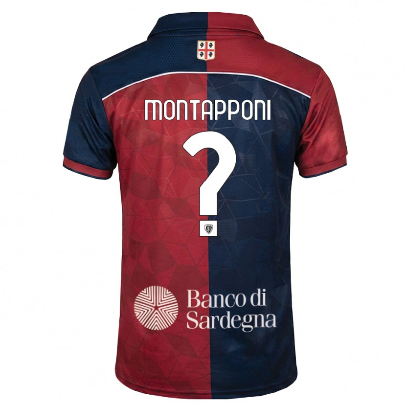 Danxen Criança Camisola Leonardo Montapponi #0 Bordô Azul Real Principal 2026/27 Camisa Brasil