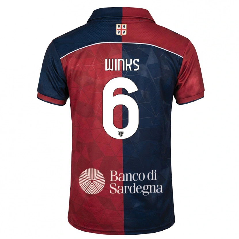 Danxen Criança Camisola Harry Winks #6 Bordô Azul Real Principal 2026/27 Camisa Brasil