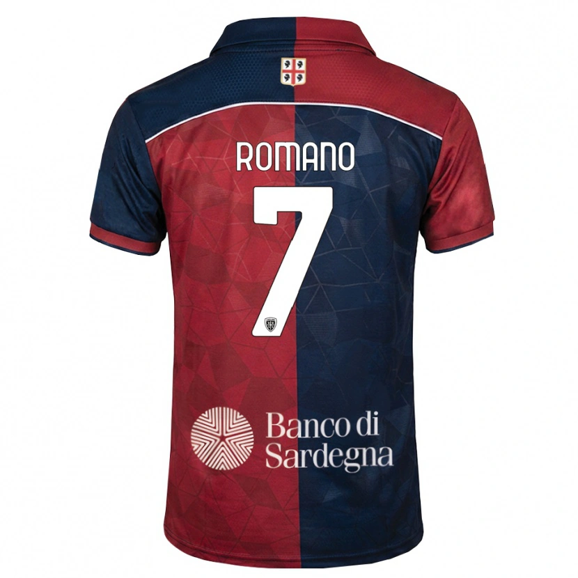 Danxen Criança Camisola Antonio Romano #7 Bordô Azul Real Principal 2026/27 Camisa Brasil