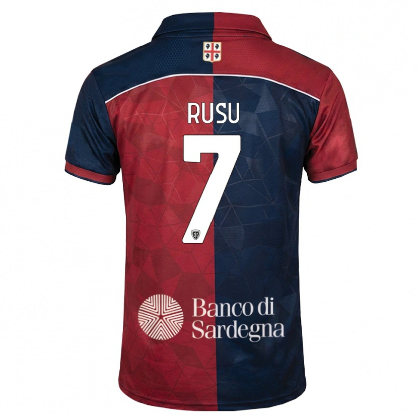Danxen Criança Camisola Timofei Rusu #7 Bordô Azul Real Principal 2026/27 Camisa Brasil