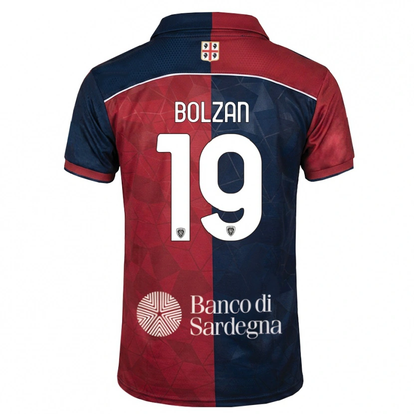 Danxen Criança Camisola Alessandro Bolzan #19 Bordô Azul Real Principal 2026/27 Camisa Brasil