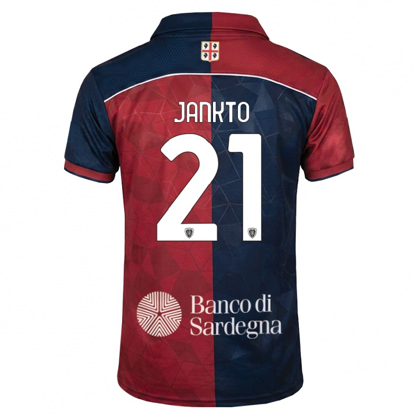 Danxen Criança Camisola Jakub Jankto #21 Bordô Azul Real Principal 2026/27 Camisa Brasil