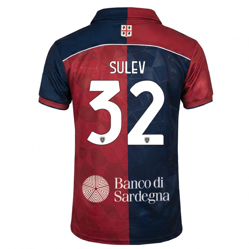 Danxen Criança Camisola Ivan Sulev #32 Bordô Azul Real Principal 2026/27 Camisa Brasil